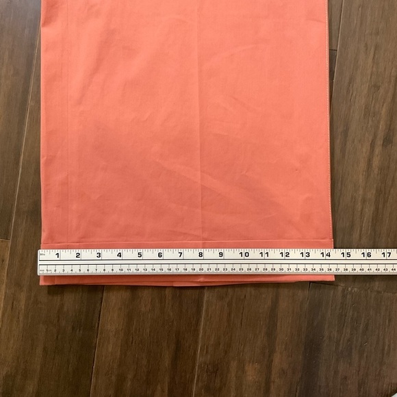 Lafayette 148 New York Cuffed Wide Leg Cropped Pants Clay Dust Orange Size 16 - Picture 6 of 8